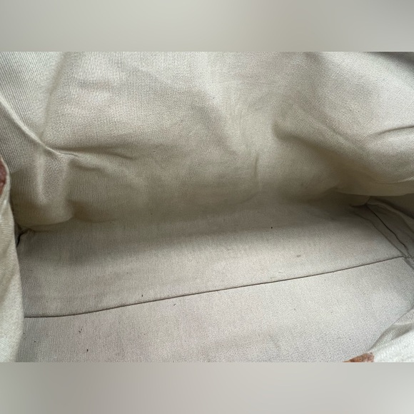 ROOTS VINTAGE Cognac Brown Leather Mini Emily Tassel Double Handles Shoulder Bag - Picture 16 of 16